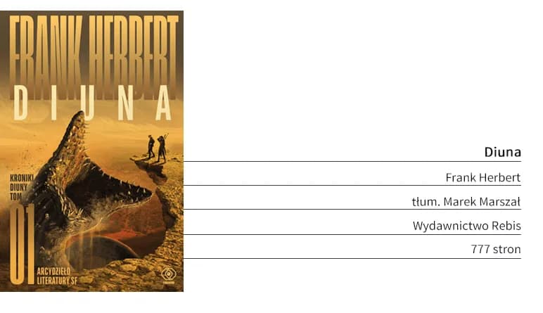 Diuna książka - absolutnie fenomenalne arcydzieło fantasy wszech czasów