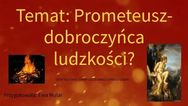 Mit o Prometeuszu: Jak bunt i poświęcenie zmieniły ludzkość