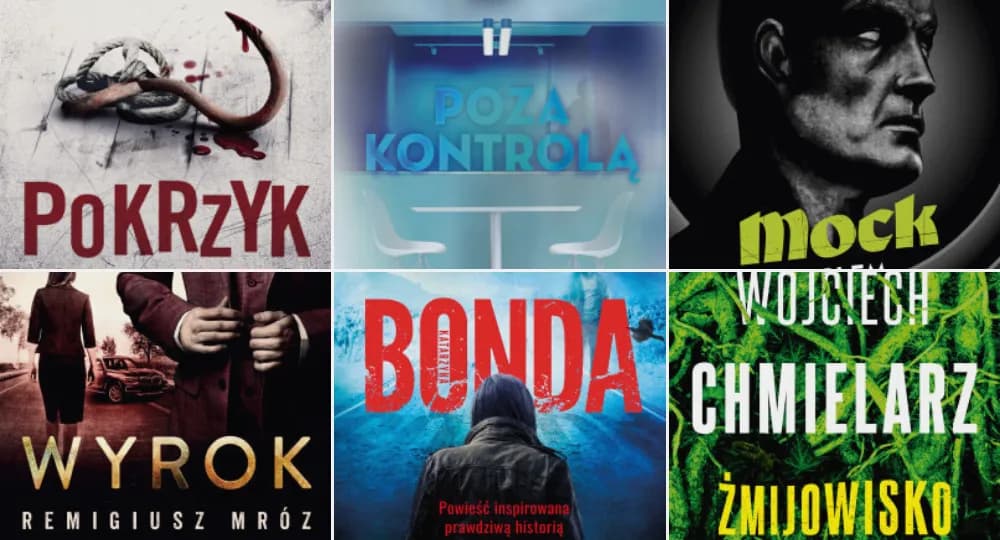 Najlepsze kryminały polskie i zagraniczne: 15 książek które musisz przeczytać