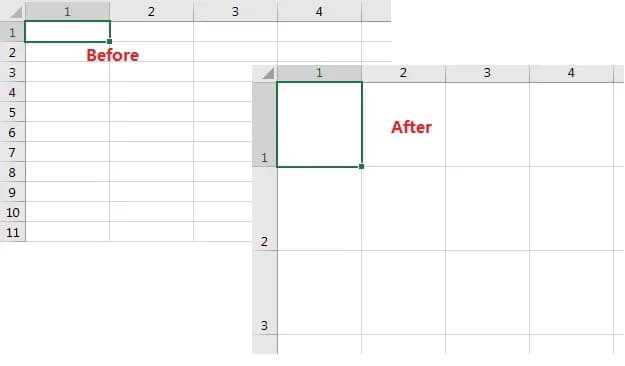 Komórki w excelu będą idealnie kwadratowe - szybki sposób na równą siatkę