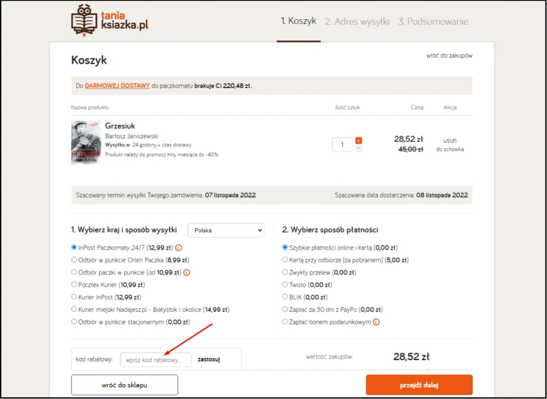 Kody rabatowe do Taniej Książki: wszystkie aktualne zniżki i promocje