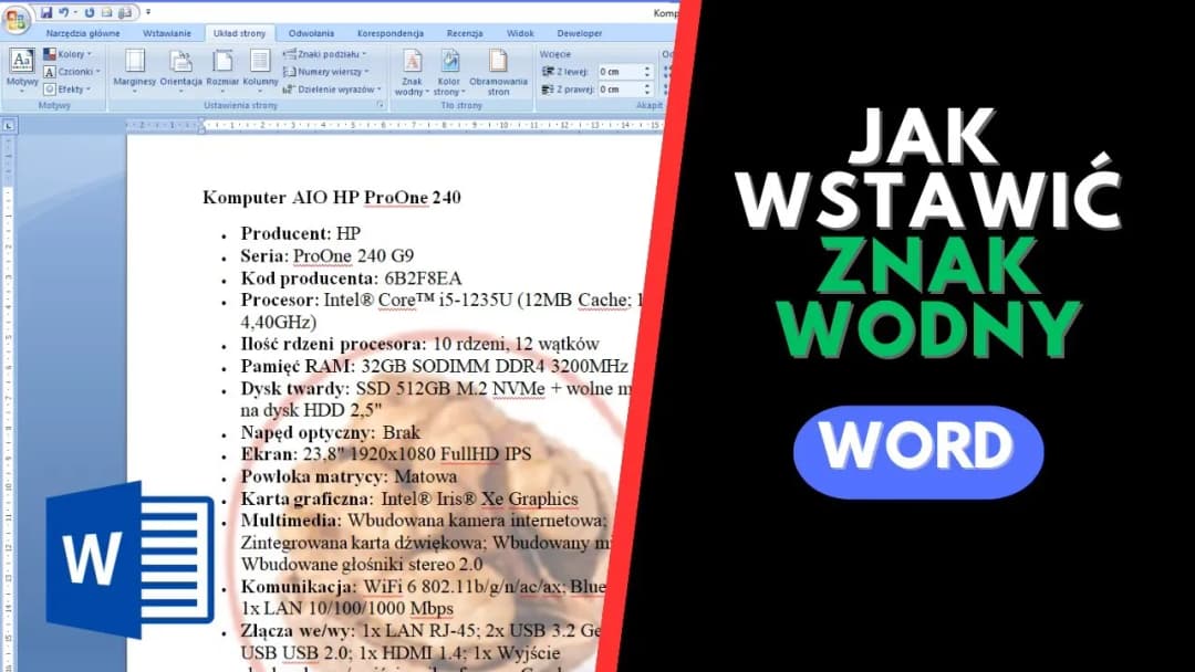 Prosty sposób jak zrobić znak wodny w PowerPoint - kompletny poradnik