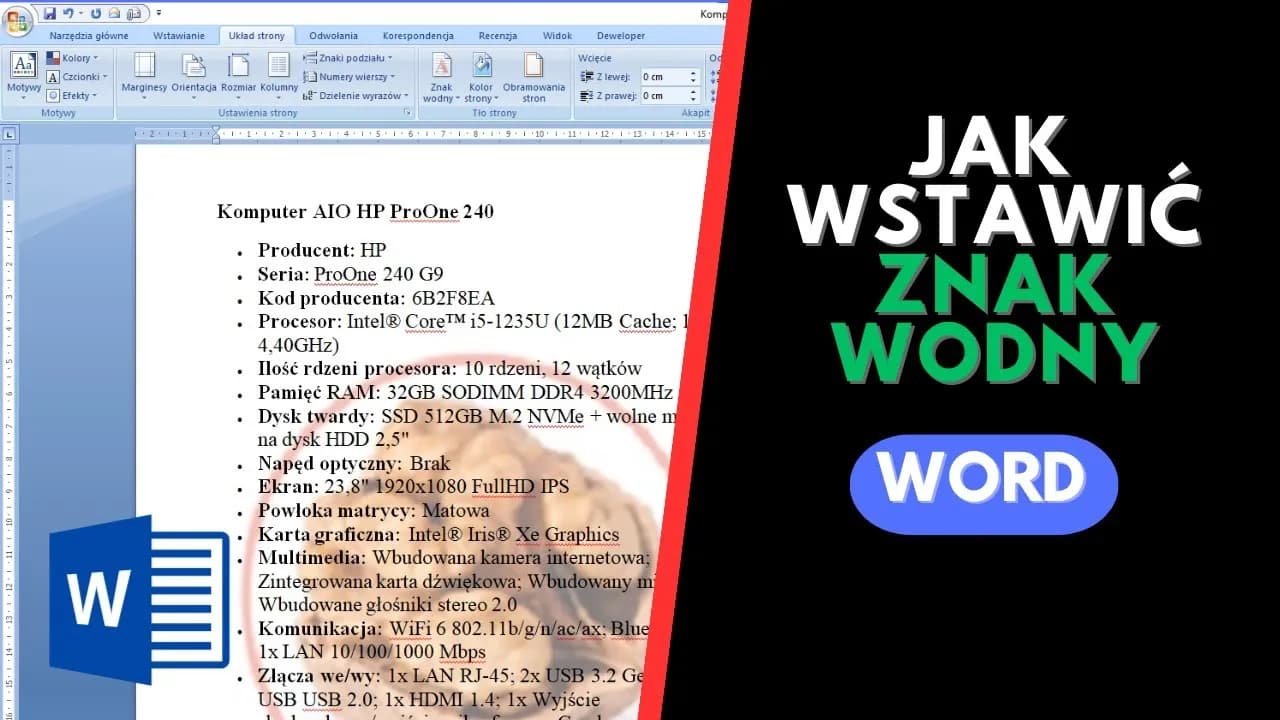 Prosty sposób jak zrobić znak wodny w PowerPoint - kompletny poradnik