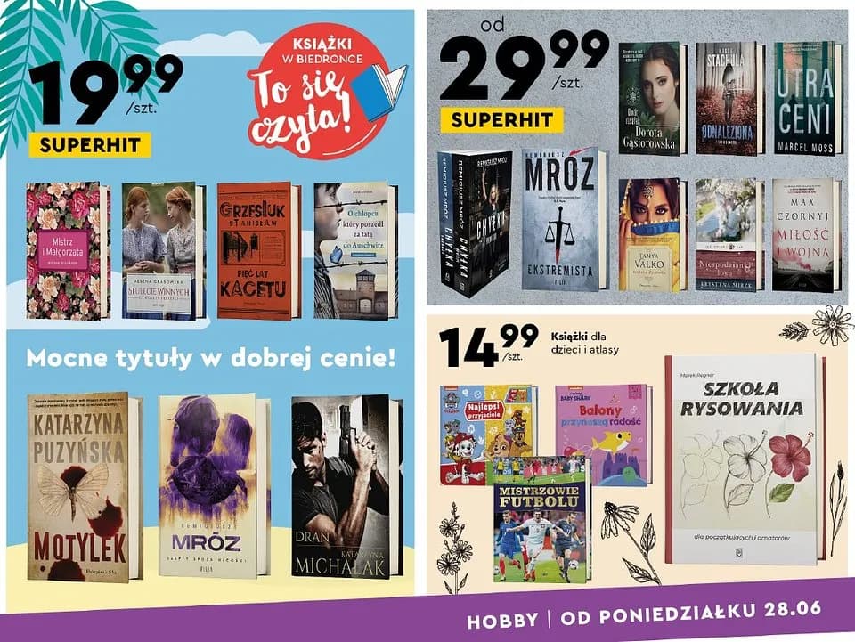 Książki w Biedronce - poznaj pełną ofertę i aktualne promocje czytelnicze