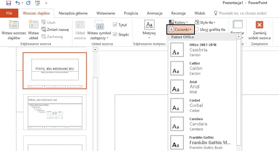 Jak szybko zmienić czcionkę w całej prezentacji PowerPoint: prosty poradnik
