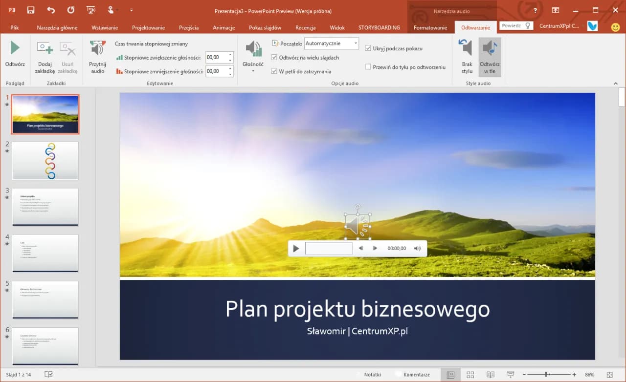 Jak dodać muzykę do prezentacji PowerPoint: 7 prostych kroków + porady